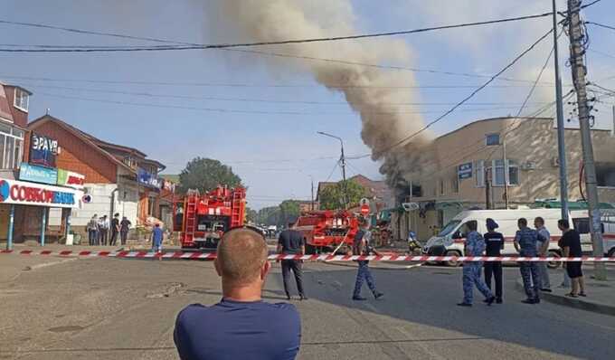 Взрыв газа произошел в здании в Апшеронске